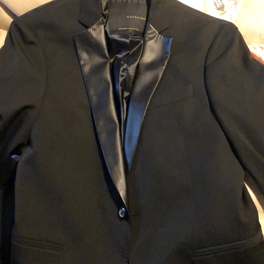 Black Label by Zara Man black sports jacket